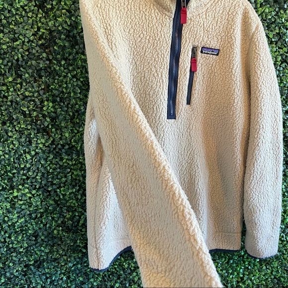 PATAGONIA RETRO PILE PULLOVER JACKET EL CAP KHAKI - Picture 4 of 8